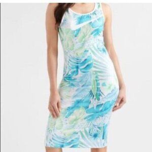 Tropical Print Mini Dress